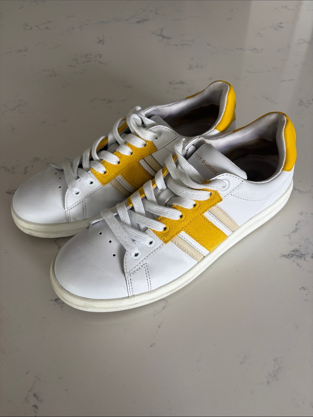 Tory Burch Howell Court Stripe Sneakers size 7.5